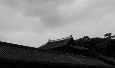 Kore 'nin Geleneksel Sarayı Changdeok Sarayı, Siyah beyaz fotoğraf