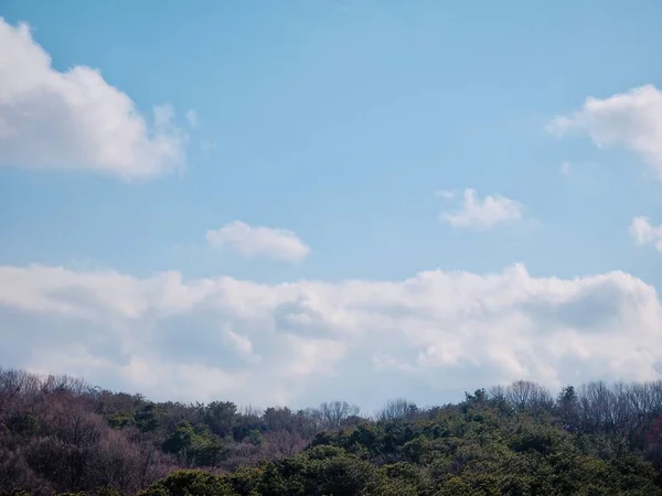 Блакитне Небо Хмари Гори — стокове фото