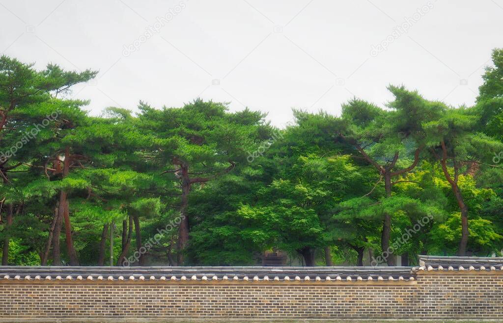 Korean traditional stone wall, Korean traditional architecture
