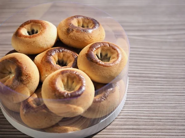 Koreaans Eten Rode Bonenbrood Gyeongju Brood — Stockfoto