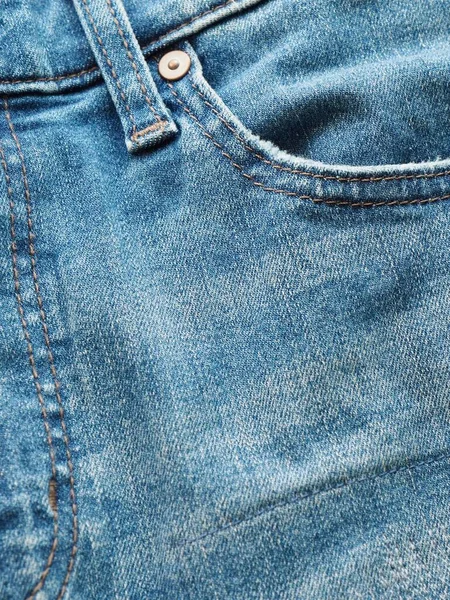 Denim Jeans Hintergrund Baumwollstoff — Stockfoto