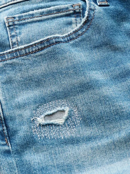 Denim Jeans Bakgrund Bomull Tyg — Stockfoto