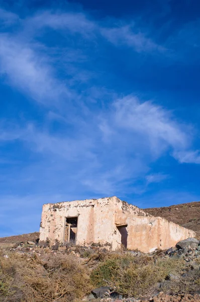 Ruine Abandonnée Pierres Naturelles Dans Désert — Photo