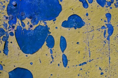 Yıpranmış çelik yüzeyin renkli dokusu