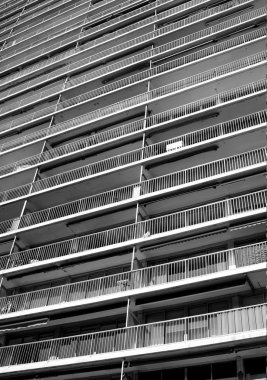 İsimsiz sosyal konutlara sahip gökdelen