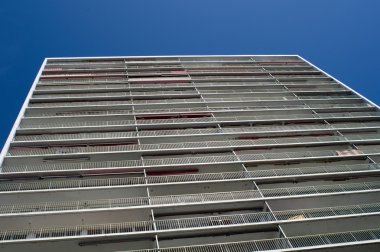 İsimsiz sosyal konutlara sahip gökdelen