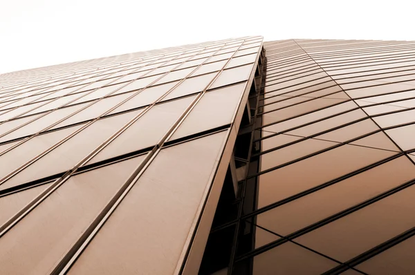 Facade Modern Glass Steel Tower — Stock Photo, Image