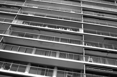 İsimsiz sosyal konutlara sahip gökdelen