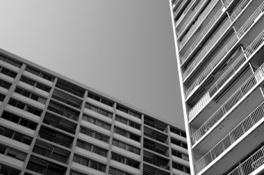 İsimsiz sosyal konutlara sahip gökdelen