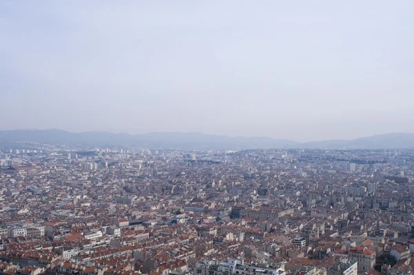 Marsilya Şehir Manzarası Fransa — Stok fotoğraf