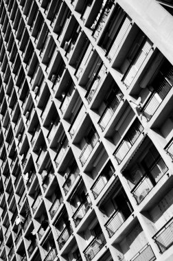 Yüksek katlı bina inşaatında sosyal konut