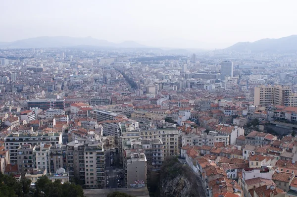 Výhled Město Marseille Francie — Stock fotografie