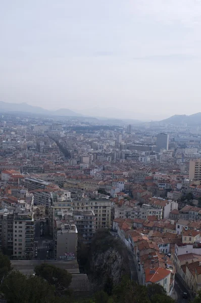 Výhled Město Marseille Francie — Stock fotografie