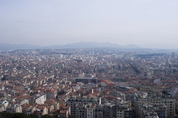 Výhled Město Marseille Francie — Stock fotografie