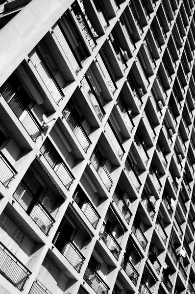 Vivienda Social Construcción Losas Gran Altura — Foto de Stock