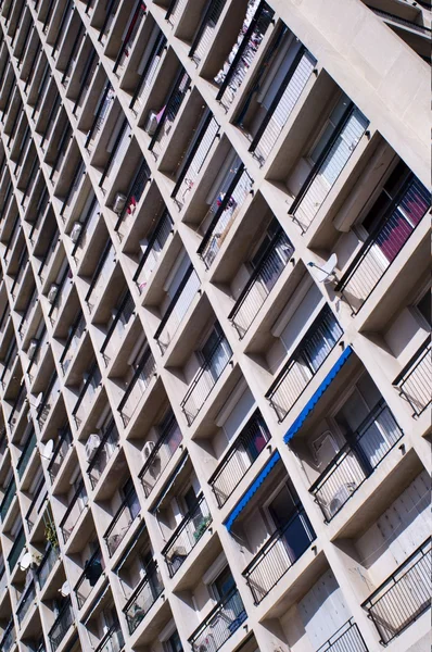 social housing in high-rise slab construction