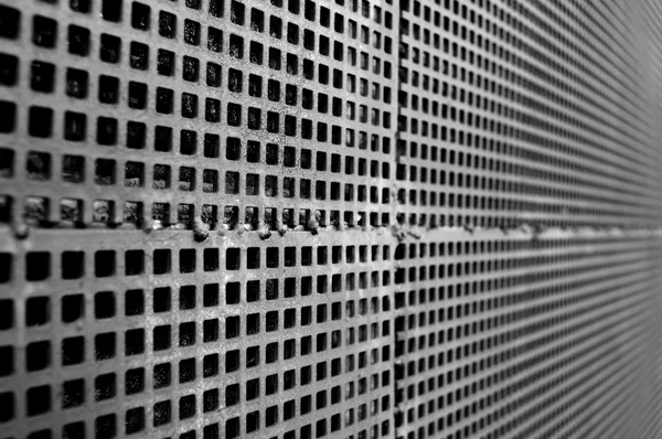 Old Grate Made Rusty Steel — Stock Photo, Image