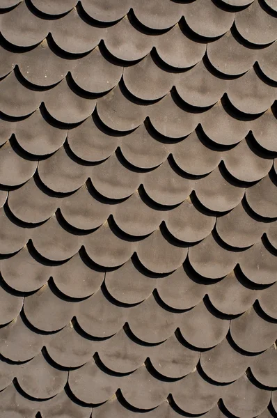 歴史的なスレート屋根の帯状疱疹 — ストック写真