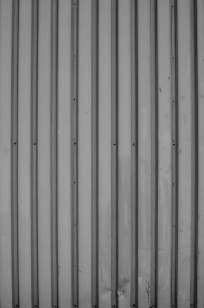 Industriefassade Aus Stahlplatten — Stockfoto