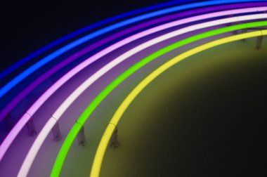 ışık kurulumu birçok renkte