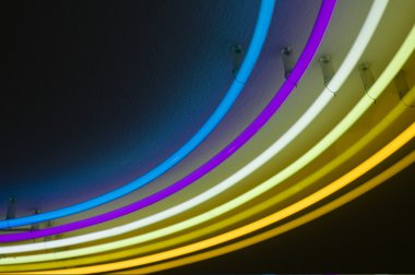 ışık kurulumu birçok renkte