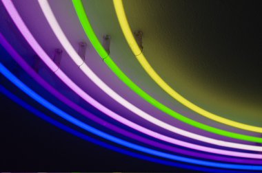 ışık kurulumu birçok renkte