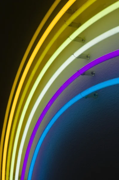 Lichtinstallatie Vele Kleuren — Stockfoto