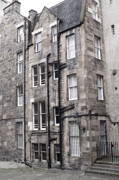 Grijze Gevels Edinburgh Schotland Verenigd Koninkrijk — Stockfoto
