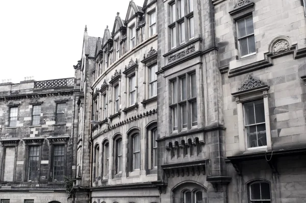 Façades Grises Edimbourg Ecosse Royaume Uni — Photo