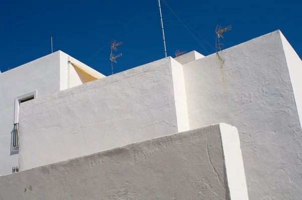 Fachadas Pueblo Blanco Andalucía — Foto de Stock