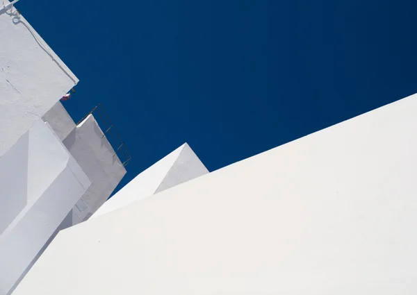 Fachadas Uma Aldeia Branca Andaluzia — Fotografia de Stock