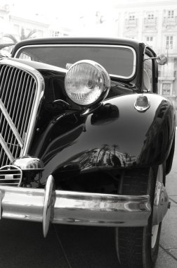 eski siyah gangster-arabaya, mükemmel şekli 