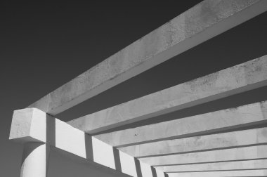 Beyaz paralel öğeleri