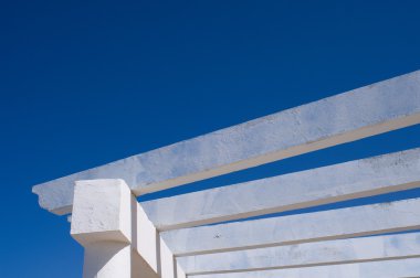 Beyaz paralel öğeleri