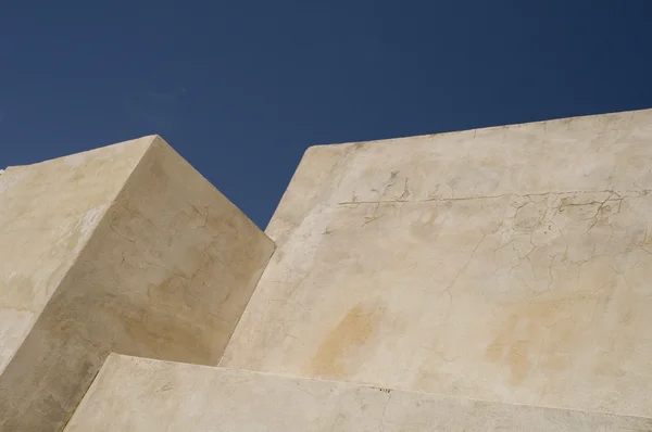 Gebied met Concrete kubussen — Stockfoto