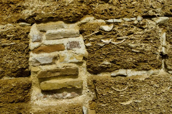 Antique natural stonewall — Stock Photo, Image