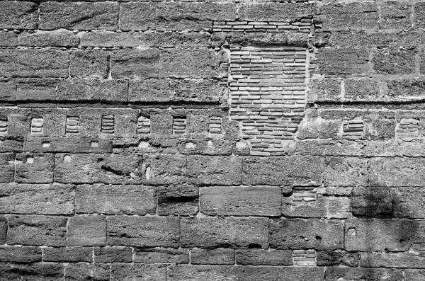 Muralla de piedra natural antigua — Foto de Stock