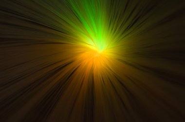 şık renkli ışınları