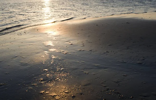 Modelli Astratti Nel Paesaggio Dei Watt Del Mare Del Nord — Foto Stock