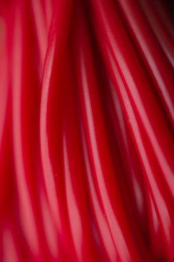 Renkli plastik tüplerin soyut detaylı görüntüsü