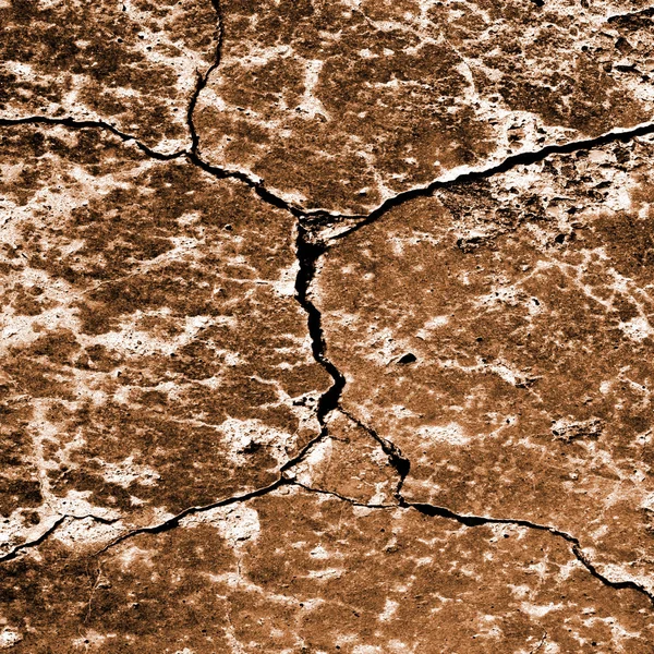 Cracked and weathered concrete surface — Stock Photo, Image