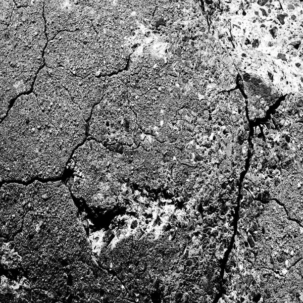 Spruckna och väderbitna betongytan — Stockfoto