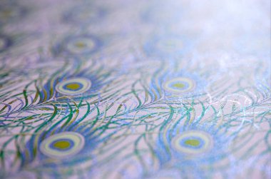 Çiçekli, eski, desenli kumaş.