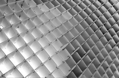 Gelecekçi geometrik çatı inşaatı