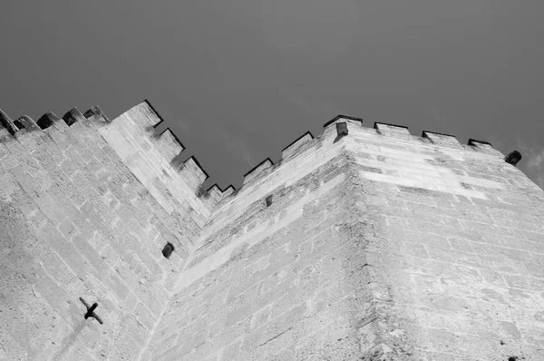 Old Stone Facade Castle — Stock Photo, Image