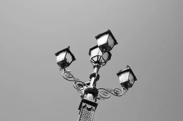 Régi Díszes Utcai Lámpa — Stock Fotó