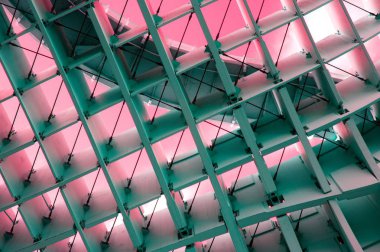 soyut geometrik çatı yapısı