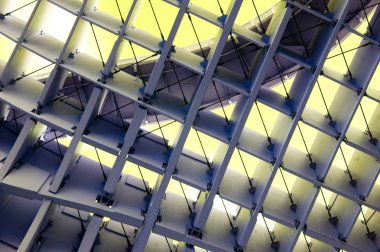 soyut geometrik çatı yapısı