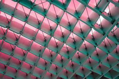 soyut geometrik çatı yapısı