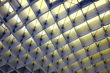 soyut geometrik çatı yapısı